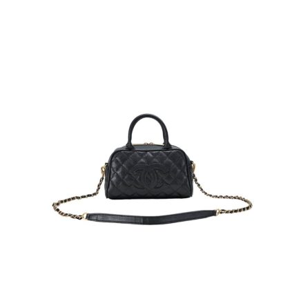 CHANEL Small Vintage Boston Bag