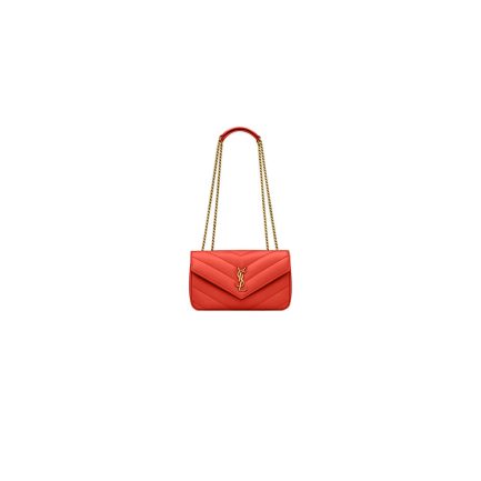 YSL LOULOU small in MATELASSE lambskin(HIGH-END GRADE)