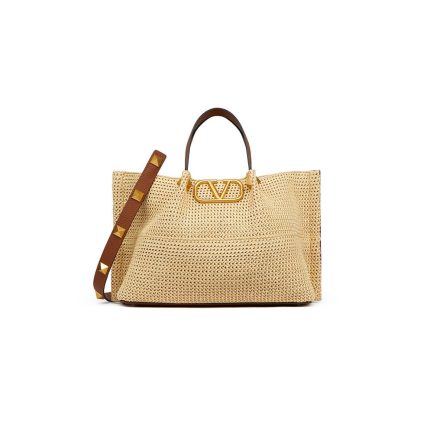 Valentino Garavani medium straw Summer Tote bag